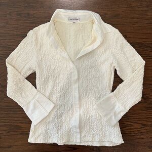 Anne Fontaine Textured Button Down